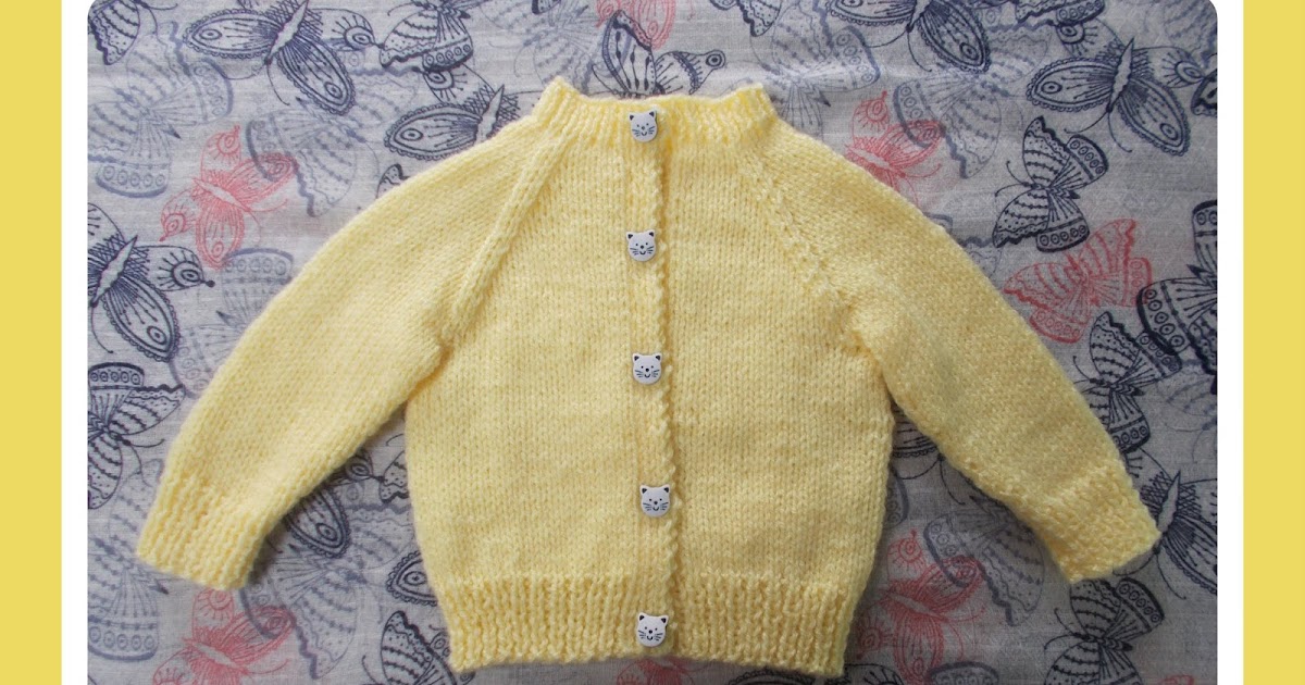 Easy newborn cardigan knitting pattern hot sale